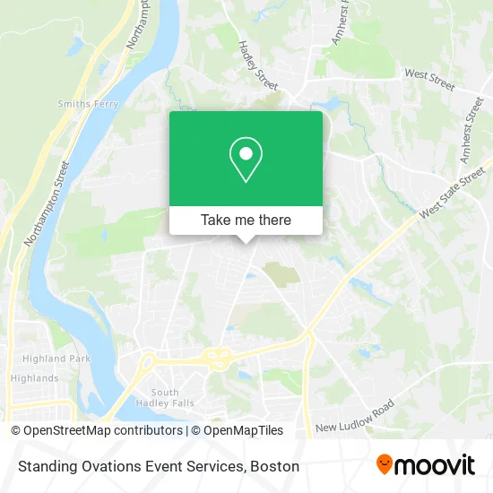 Standing Ovations Event Services map