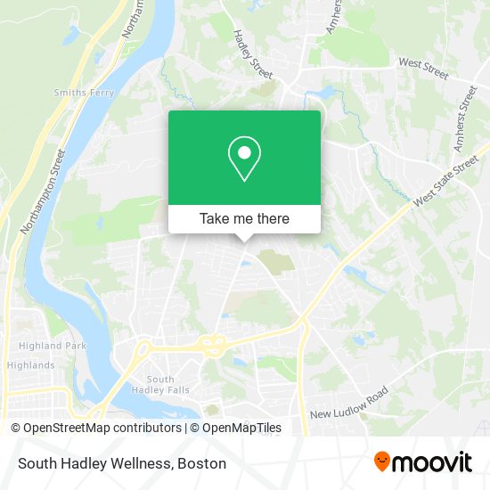 Mapa de South Hadley Wellness