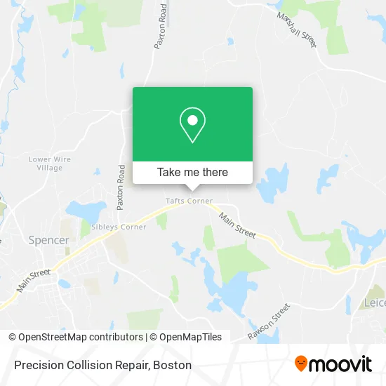 Precision Collision Repair map