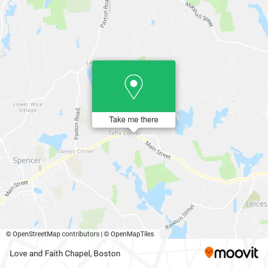 Love and Faith Chapel map