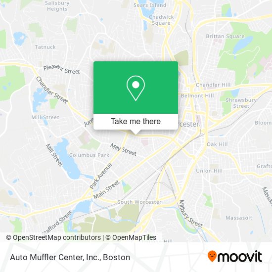 Mapa de Auto Muffler Center, Inc.