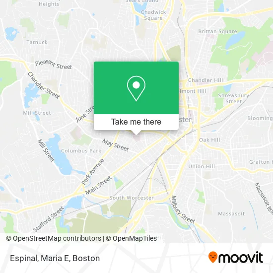 Espinal, Maria E map