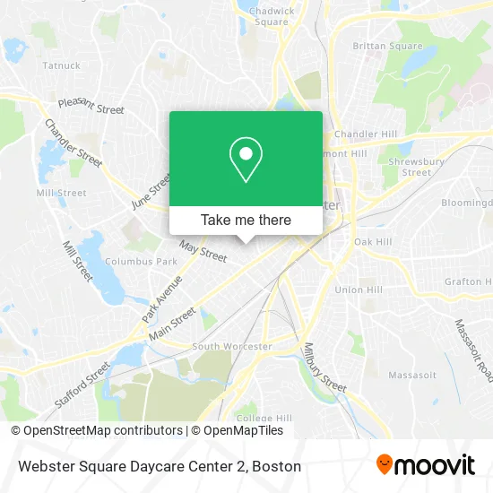 Webster Square Daycare Center 2 map