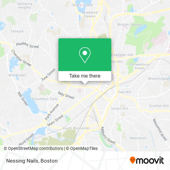 Nessing Nails map