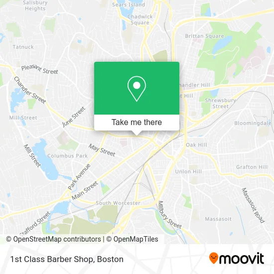 1st Class Barber Shop map