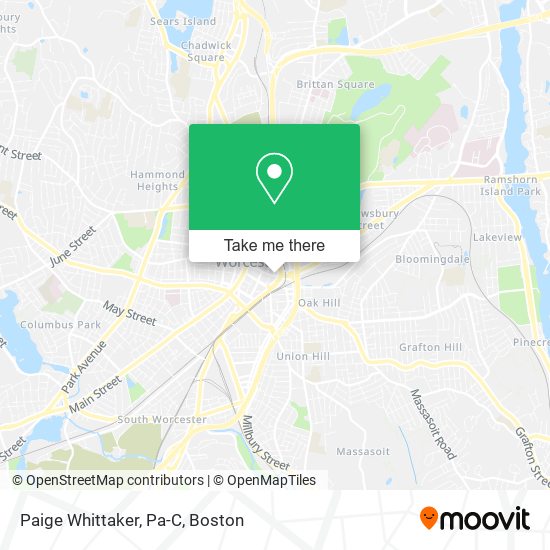 Mapa de Paige Whittaker, Pa-C