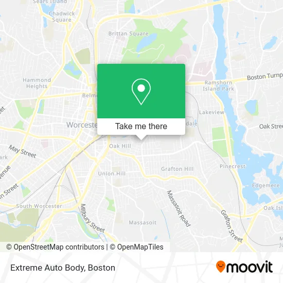 Extreme Auto Body map