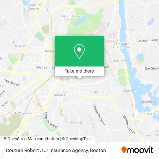 Mapa de Couture Robert J Jr Insurance Agency