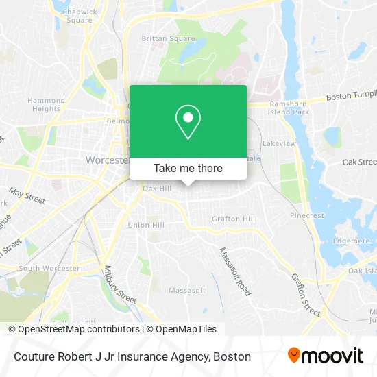 Couture Robert J Jr Insurance Agency map