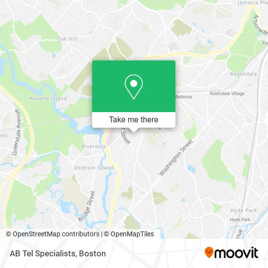 AB Tel Specialists map