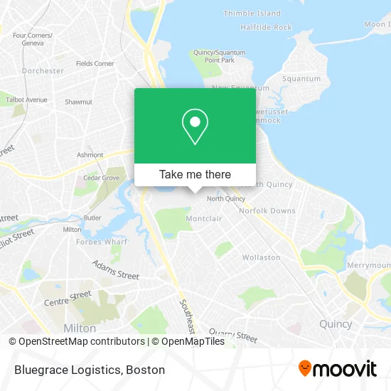 Bluegrace Logistics map