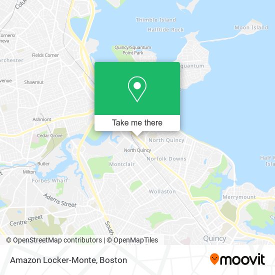 Mapa de Amazon Locker-Monte