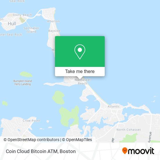 Mapa de Coin Cloud Bitcoin ATM