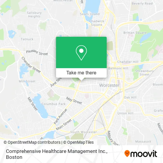 Comprehensive Healthcare Management Inc. map