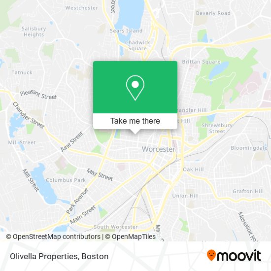 Olivella Properties map