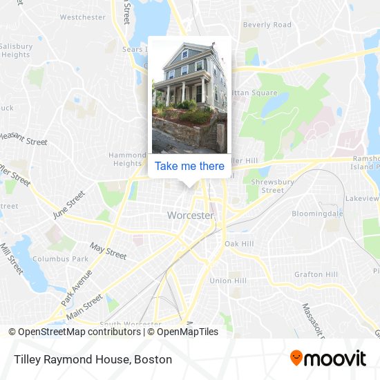 Tilley Raymond House map