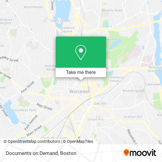 Documents on Demand map