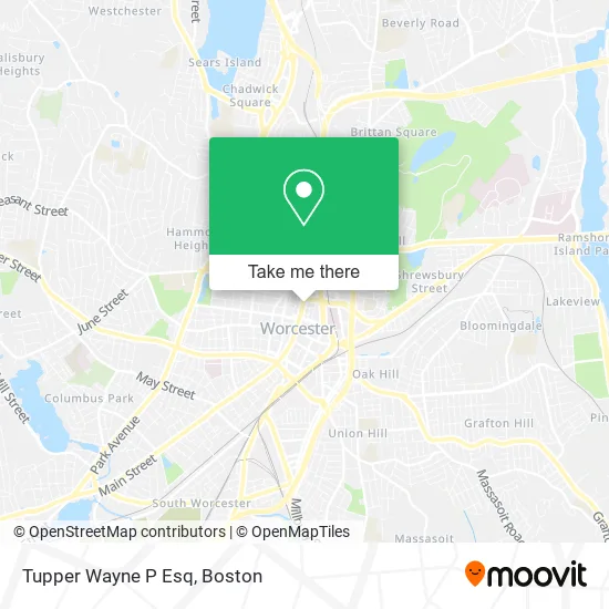 Tupper Wayne P Esq map