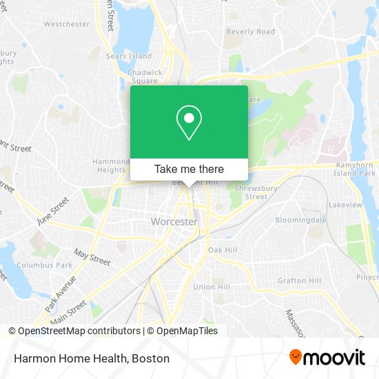 Harmon Home Health map