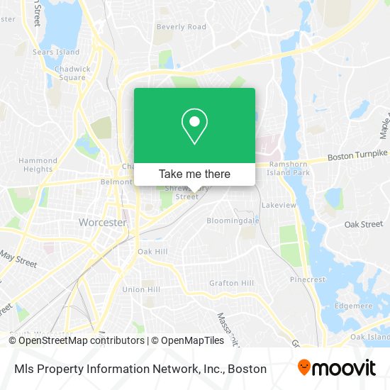 Mapa de Mls Property Information Network, Inc.