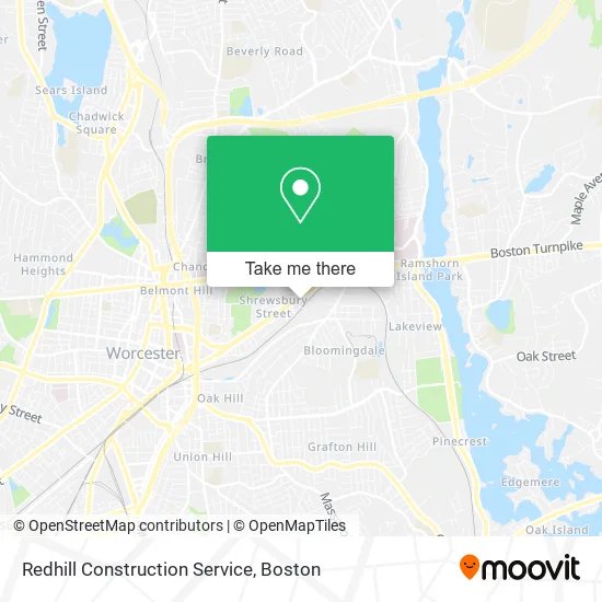 Redhill Construction Service map