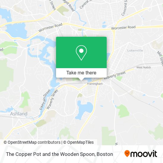 The Copper Pot and the Wooden Spoon map