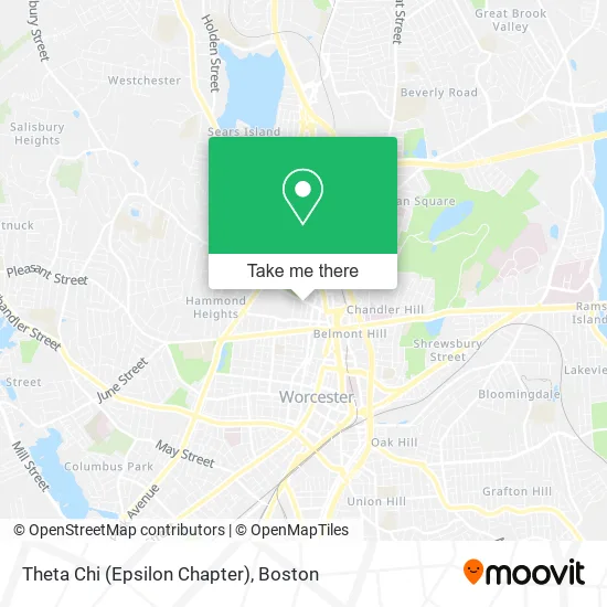 Theta Chi (Epsilon Chapter) map