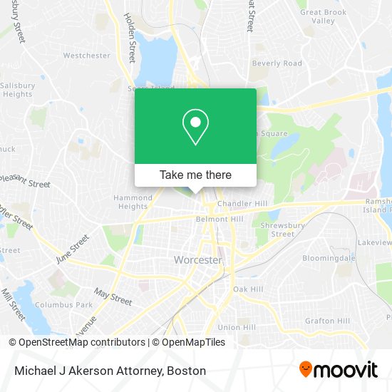 Mapa de Michael J Akerson Attorney