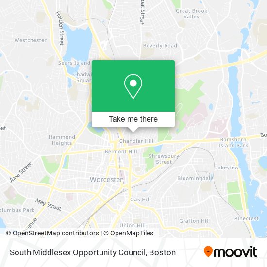 Mapa de South Middlesex Opportunity Council