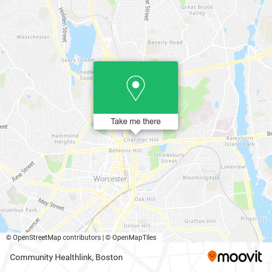 Mapa de Community Healthlink
