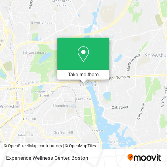 Experience Wellness Center map