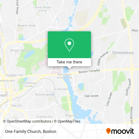 One Family Church map
