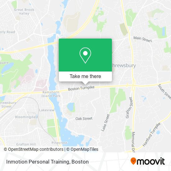 Inmotion Personal Training map