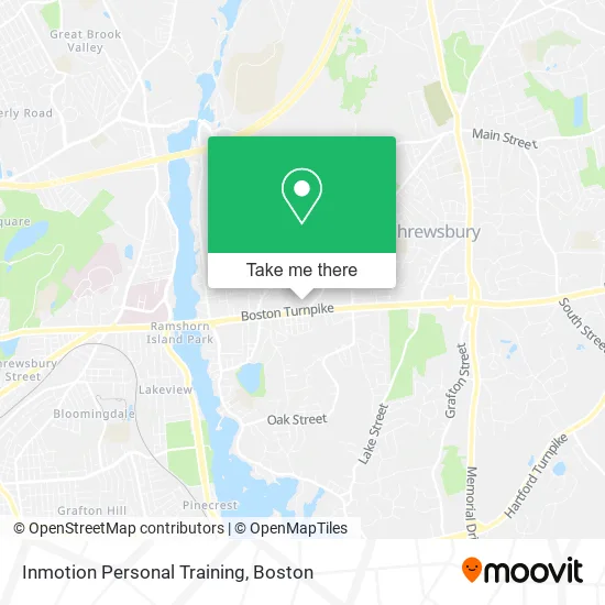 Mapa de Inmotion Personal Training