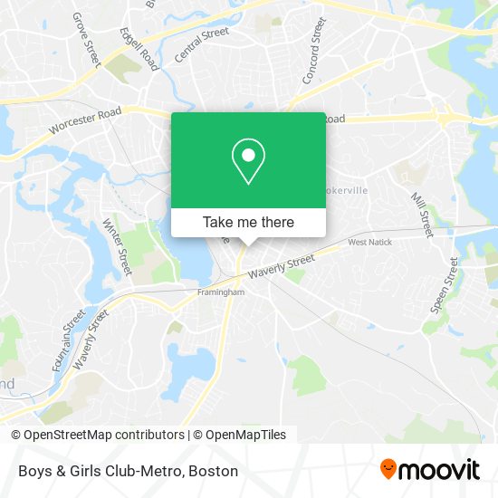 Boys & Girls Club-Metro map