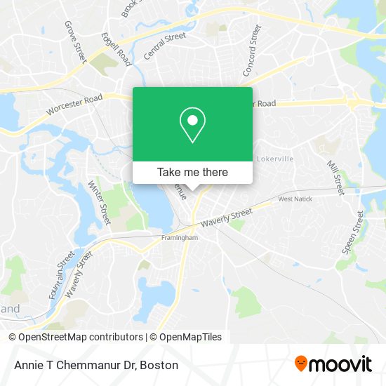 Mapa de Annie T Chemmanur Dr