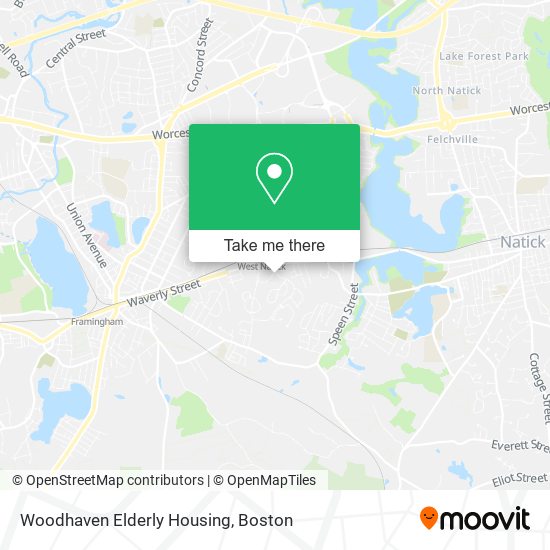 Woodhaven Elderly Housing map