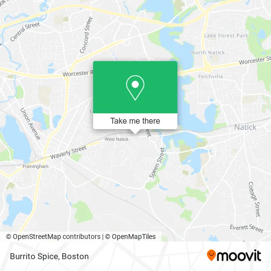 Mapa de Burrito Spice