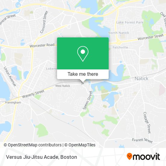 Versus Jiu-Jitsu Acade map