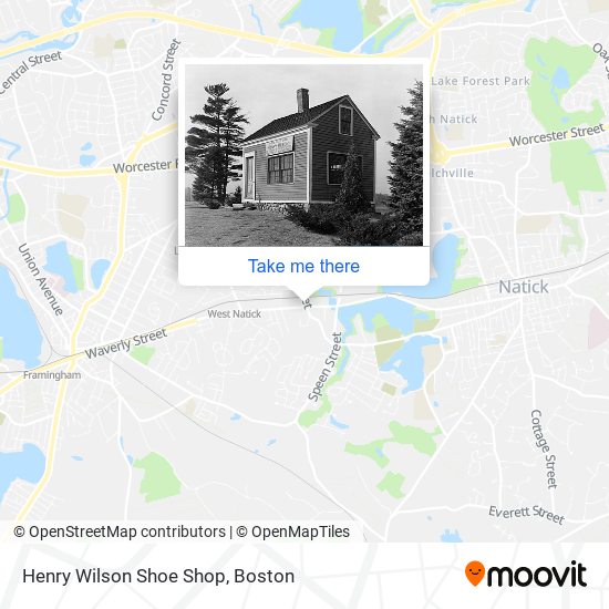 Henry Wilson Shoe Shop map