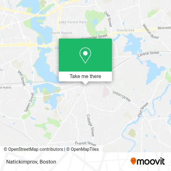 Natickimprov map