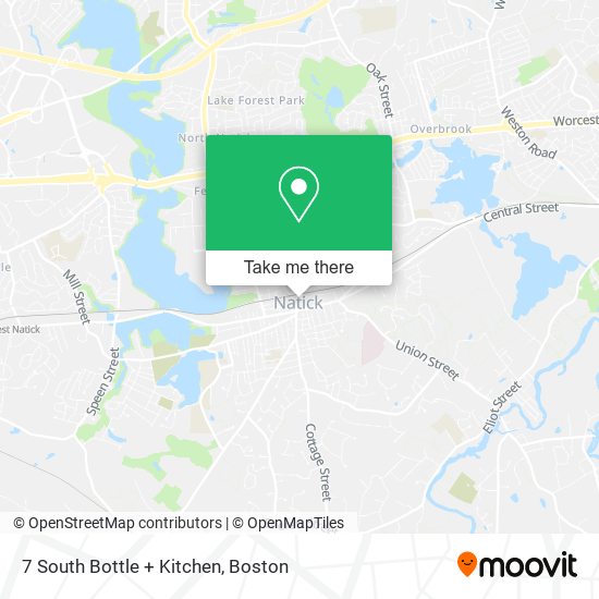 7 South Bottle + Kitchen map