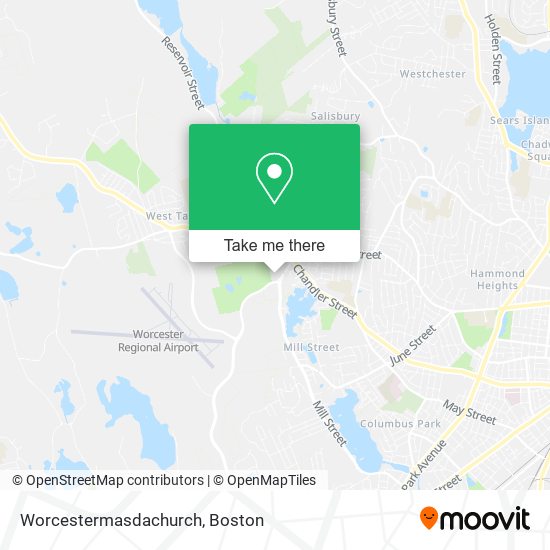 Mapa de Worcestermasdachurch