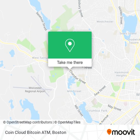 Coin Cloud Bitcoin ATM map