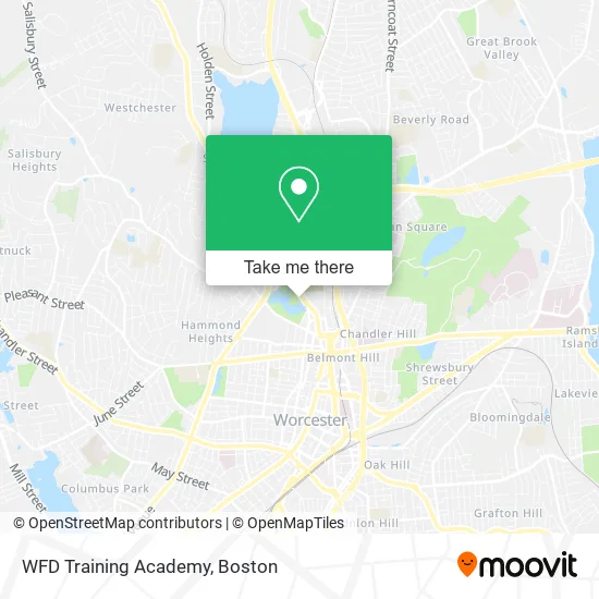 WFD Training Academy map