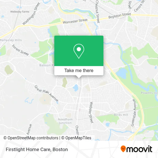Firstlight Home Care map