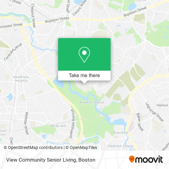 View Community Senior Living map