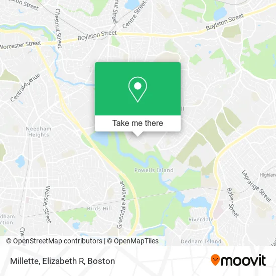 Millette, Elizabeth R map