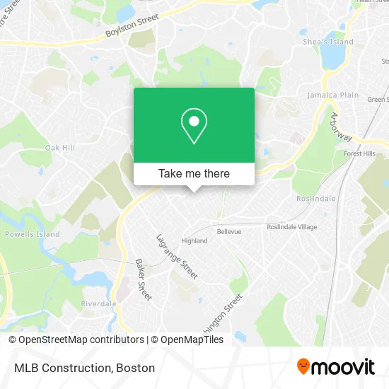 MLB Construction map