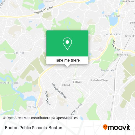 Boston Public Schools map